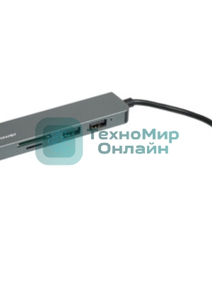 USB-концентратор GoPower GPH5-1, USB Type-C, USB/MicroSD/SD/USB Type-C, USB