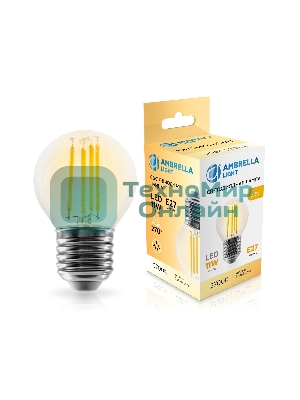 Лампа светодиодная 451123 Filament LED G45 11W E27 2700K 220-240V