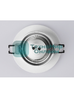 Встраиваемый поворотный точечный светильник Ambrella light TN102741 WH белый IP20 GU5.3 D95*25