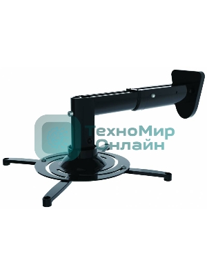 Кронштейн для проектора Cactus CS-VM-PR05B-BK черный макс.10кг настенный и потолочный поворот и наклон