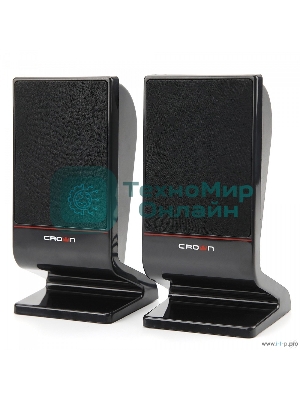 Акустическая система CROWN CMS-601 (USB, 6W; управление громкостью, разъем для наушников, кнопка включения, Длина кабеля между колонками 1м;Длина аудио-кабеля и питания 2м.)