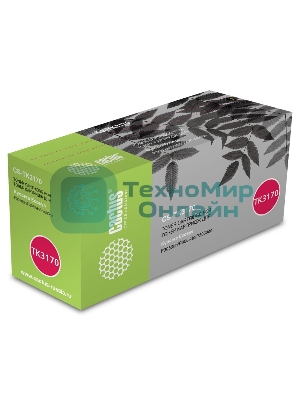 Картридж лазерный Cactus CS-TK3170 черный (15500 стр.) для Kyocera Ecosys P3050dn/P3055dn/P3060dn