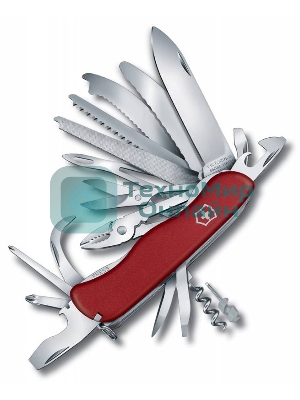 Нож перочинный Victorinox WORK CHAMP XL (0.8564.XL) 111мм 31функций красный