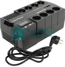 Источник бесперебойного питания CyberPower BS850E NEW линейно-интерактивный 850ВА/480Вт, 4+4 евророзетки, USB UPS Line-Interactive CyberPower BS850E NEW 850VA/480W USB (4+4 EURO)