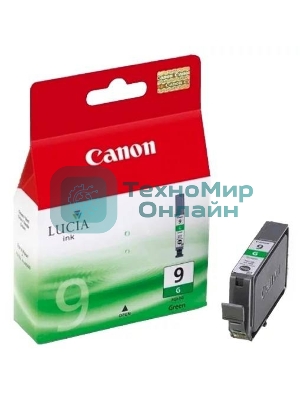 Картридж струйный Canon PGI-9G (1041B001) зеленый (14 мл.) для Canon Pixma 9500 (Mark II)
