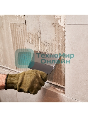 Шпатель фасадный Rexant 150 мм зуб 8х8 нержавеющая сталь, пластмассовая рукоятка