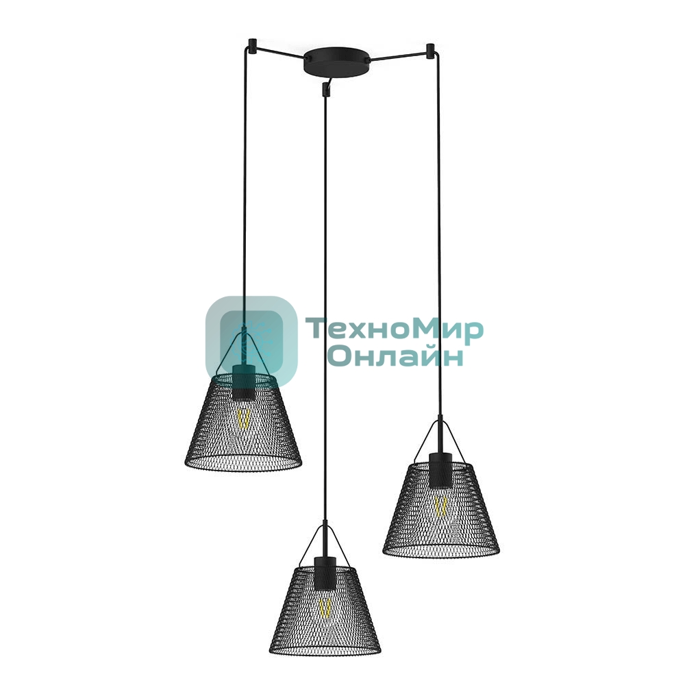 Светильник подвесной HIPER H155-4 3E2740Вт черный