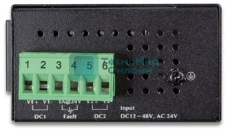 Коммутатор для монтажа в DIN рейку PLANET Technology ISW-800T IP30 Compact size 8-Port 10/100TX Fast Ethernet Switch (-40~75 degrees C)