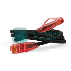 Патч-корд Hyperline PC-LPM-UTP-RJ45-RJ45-C5e-10M-LSZH-BK U/UTP, Cat.5e, LSZH, 10 м, черный