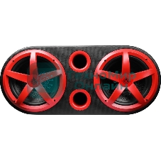 Сабвуфер автомобильный Ural АС-У12А ДВОЙНОЙ 600Вт активный (30см/12