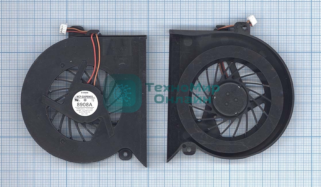Вентилятор (кулер) для ноутбука Samsung NP-E152 R503 R505 R508 R509 R510 R520 R610 R700 R710