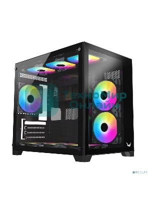 Компьютерный корпус AeroCool/Formula Crystal Z5 черный без БП mATX 1x120мм 2xUSB 2.0 1xUSB 3.0 audio bott PSU