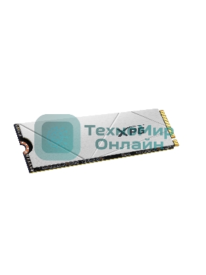 Накопитель SSD ADATA XPG GAMMIX S60, 2Tb, PCIe 4.0 x4, M.2 2280, NVMe, R/W 5000/4200, с радиатором