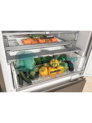 Холодильник встраиваемый Whirlpool WHSP70T241P 70 см, 193.5х54.3х69 см, 295/95 л, инверторный компрессор, автоматическая разморозка, зона свежести влажная, сенсорное управление, технология 6 SMYSL FreshControl, MultiFlow, FreezeControl, перенавешиваемые дверцы, скользящие направляющие, Италия