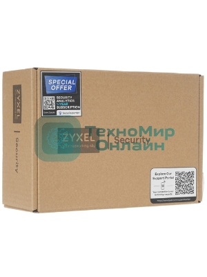 Межсетевой экран Zyxel USG FLEX 50HP, 1xRJ-45: 1G PoE+ (LAN/WAN), 4xRJ-45: 1G (LAN/WAN), 1xUSB3.0 **