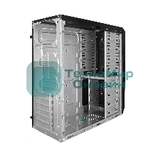 Компьютерный корпус ExeGate EX269435RUS Miditower UN-604 Black, ATX, (UN350, 120мм) 2хUSB+2хUSB 3.0, Audio