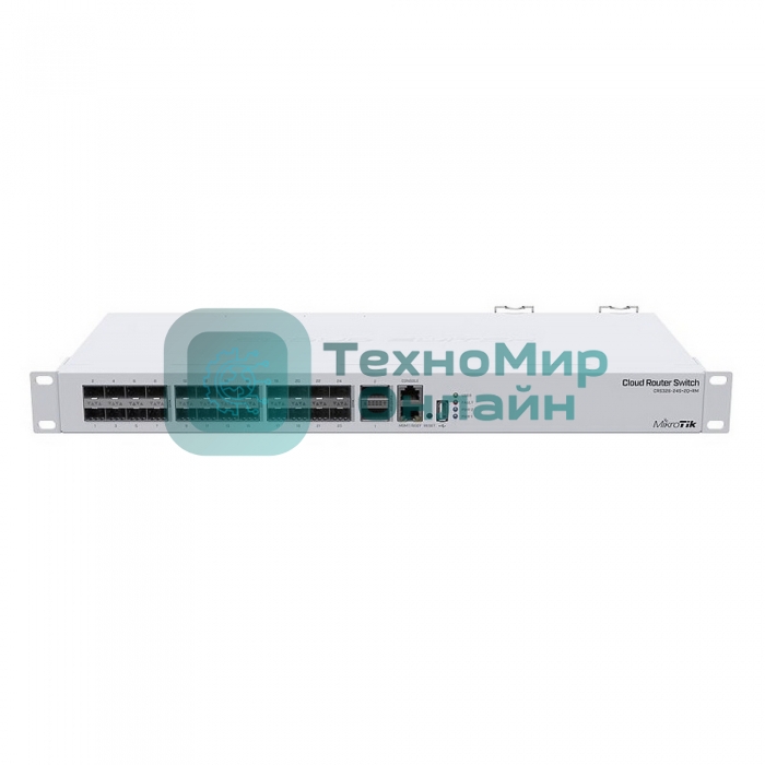 Коммутатор в стойку MikroTik CRS326-24S+2Q+RM, 24х SFP+, 2x QSFP+