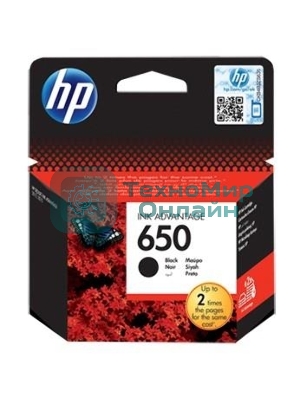 Картридж струйный HP 650 CZ101AE черный для HP DJ IA 2515