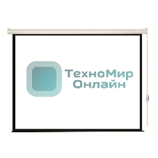 Экран с электроприводом Lumien Eco Control 220x220 см (раб. область 214х214 см) Matte White черная кайма по периметру 1:1