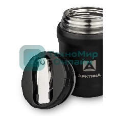 Термос для еды Арктика 311-500 0.5 л. черный, картонная коробка (311-500/BLACK)