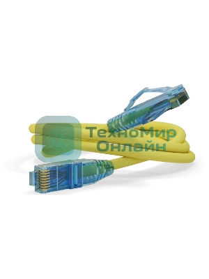 Патч-корд Hyperline PC-LPM-UTP-RJ45-RJ45-C6-2M-LSZH-YL Патч-корд U/UTP, Cat.6, LSZH, 2 м, желтый