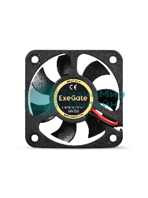 Вентилятор для корпуса ExeGate EX05010S2P-24 черный, 50 мм, 7000 об/мин, 39 дБ, 2 pin