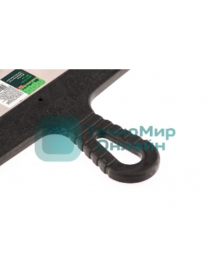 Шпатель из нержавеющей стали Сибртех 450 мм, зуб 6х6 мм, пластмассовая рукоятка