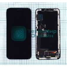 Дисплей для Apple iPhone X в сборе с тачскрином (OLED HE) черный