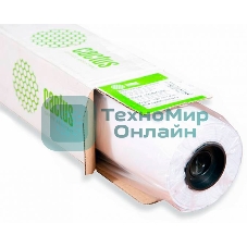 Бумага Cactus CS-PC90-152445 A0+ 1524мм-45м/90г/м2/белый CIE169% матовое универсальная (с покрытием) втулка:50.8мм (2