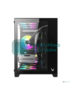 Компьютерный корпус AeroCool/Formula Crystal Z5 черный без БП mATX 1x120мм 2xUSB 2.0 1xUSB 3.0 audio bott PSU
