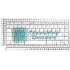 Клавиатура для ноутбука HP 14-bp000 белая