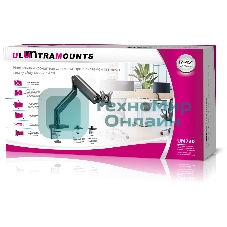 Кронштейн для мониторов Ultramounts UM730 черный 17