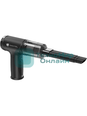 Пылесос автомобильный Navitel CL80 черный, 80/100 Вт, уборка сухая, пылесборник контейнер