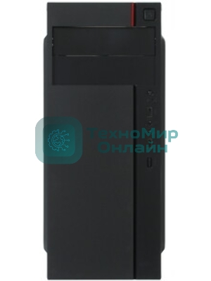 Компьютерный корпус Miditower ExeGate AA-440-AA400 (ATX, AA400 8 см, 2*USB, аудио)
