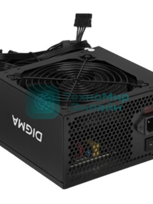 Блок питания Digma DPSU-600W-WH RTL, 600Вт, 80 PLUS, 120мм, черный