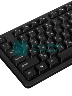 Клавиатура проводная A4Tech KKS-3, USB, черный