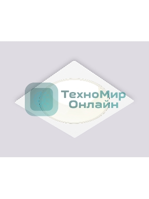 Светильник Ambrella light TN52341 SWH/GWH белый песок/белый глянец GX53 max 12W 115*115*25