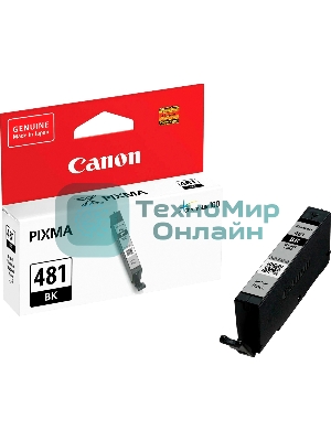 Картридж струйный Canon CLI-481 BK 2101C001 черный (5.6 мл) для Canon Pixma TS6140/TS8140TS/TS9140/TR7540/TR8540