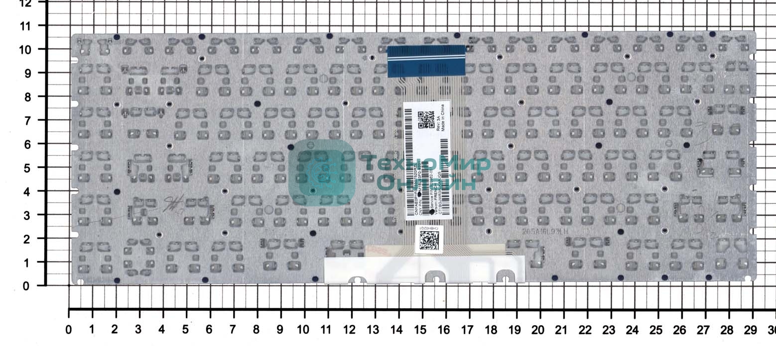 Клавиатура для ноутбука HP 14-bp000 белая