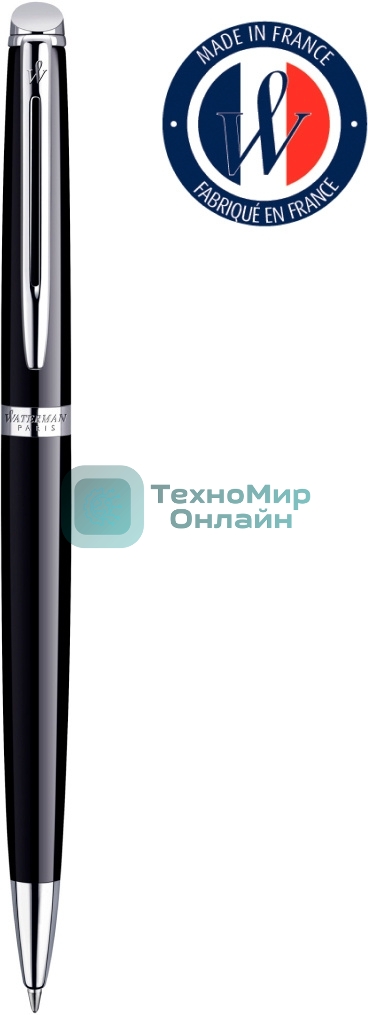 Ручка шариковая Waterman Hemisphere (CWS0920570) Mars Black CT M, синие чернила, подарочная коробка