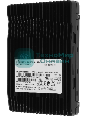 Накопитель SSD Micron 7450 Max, 1600Gb, 2.5