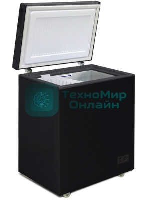 Морозильный ларь Бирюса Б-M155KX, металлик, 145л