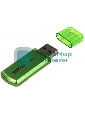 Флешка USB 64Gb Helios 101 SP064GbUF2101V1N USB 2.0 зеленый