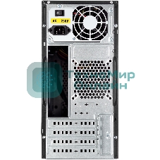 Компьютерный корпус с блоком питания 450Вт. Case Foxline FL-702, mATX, 1x5.25EXT, 1x3.5EXT, 2x3.5INT, 2xUSB 2.0, HDA, w/o FAN, w/450W ATX PSU, w/1.2m EU pwr cord