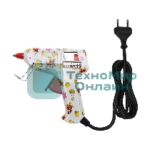 Клеевой пистолет Rexant, 15 Вт, Ø7 мм + набор цветных стержней 12 шт, блистер