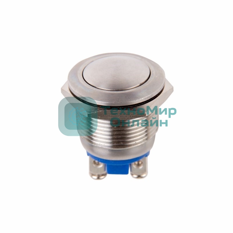 Кнопка антивандальная Rexant Ø19 Б/Фикс (2с винт) (ON)-OFF сфера (PBS-28В, A19-A2) (в упак. 1шт.)