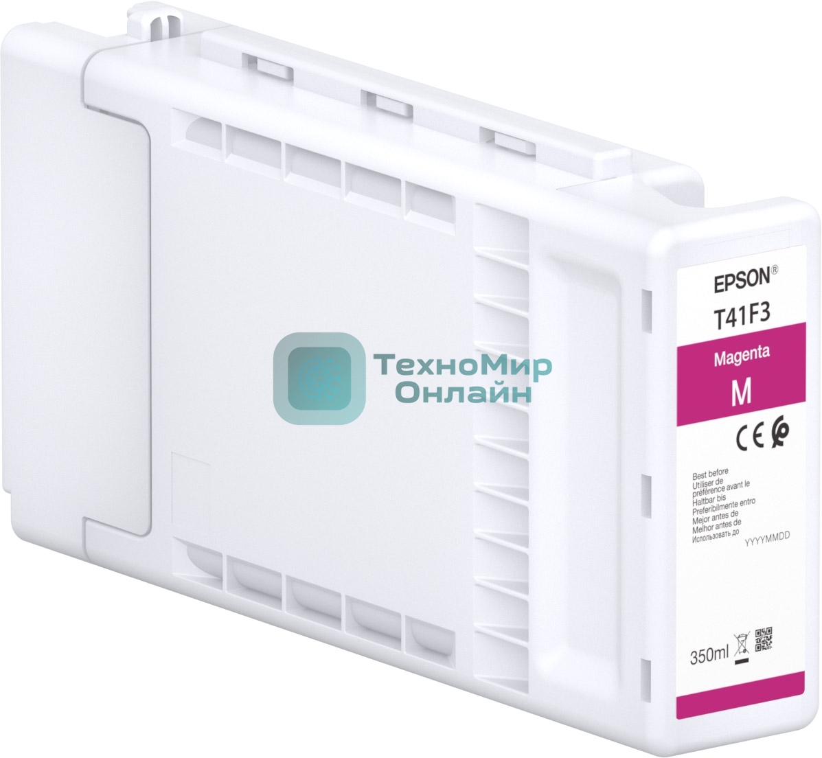 Картридж струйный Epson T41F340 (C13T41F340) Singlepack UltraChrome XD2 пурпурный (350 мл) для SureColor T3400, T3400N, T3405, T3405N, T5400, T5400M, T5405