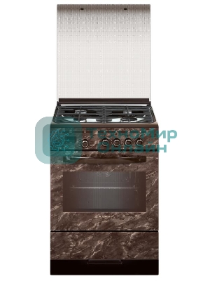 Плита газовая Gefest ПГ 6300-03 0054 коричневый, конфорок 4 шт, духовка 52 л, 60 см x 85 см x 60 см