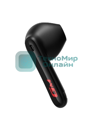 Наушники TWS Edifier Hecate GM3 Plus черный, вкладыши, Bluetooth, до 5.5 ч