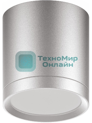 Светильник Gauss Хром/Сатин LED накладной с рассеивателем 6W 4100K 68х75мм 1/30